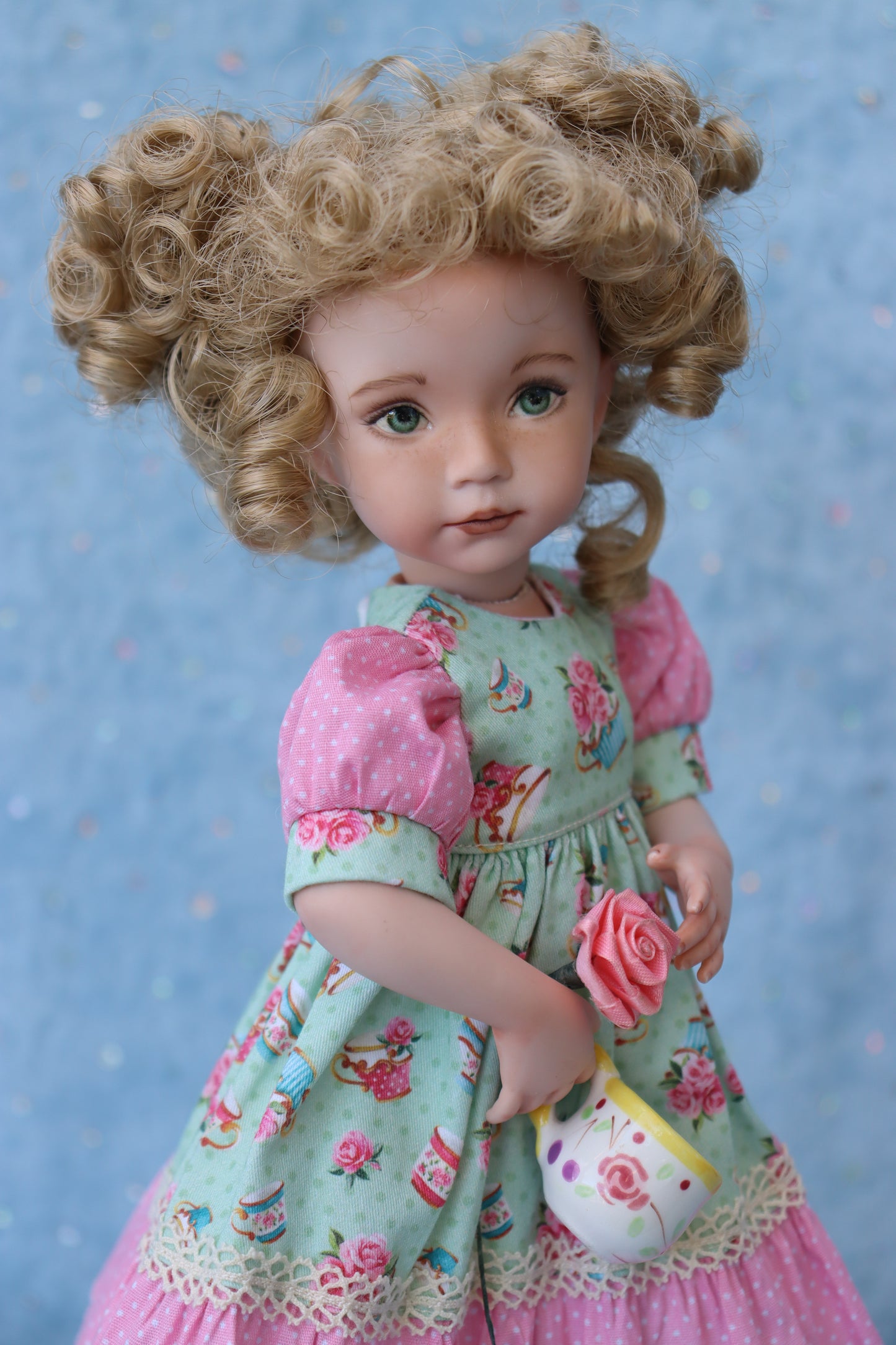 Portrait # 7 - OOAK - 11" Porcelain Doll -from Dianna Effner mold- MAFD
