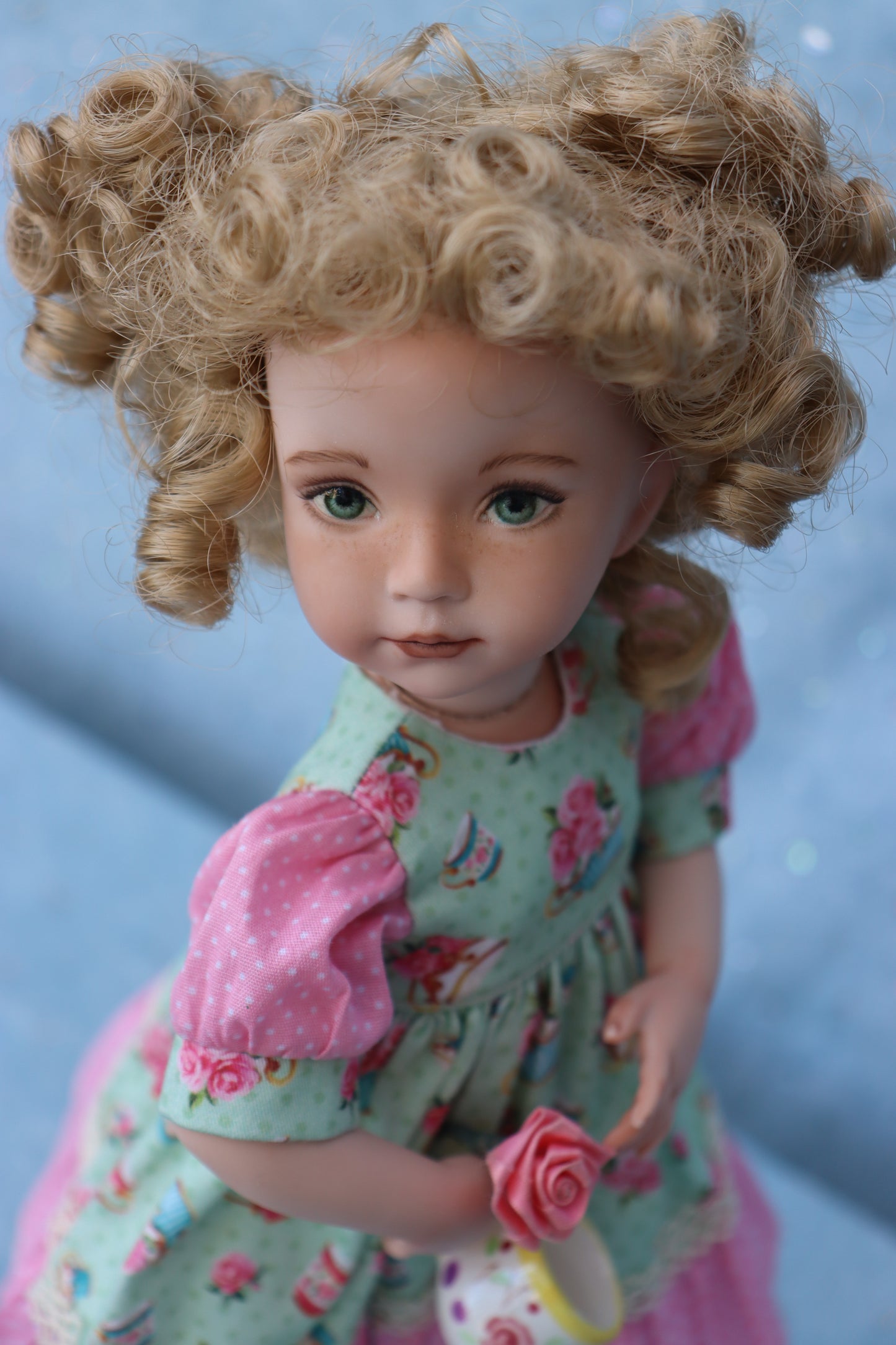 Portrait # 7 - OOAK - 11" Porcelain Doll -from Dianna Effner mold- MAFD