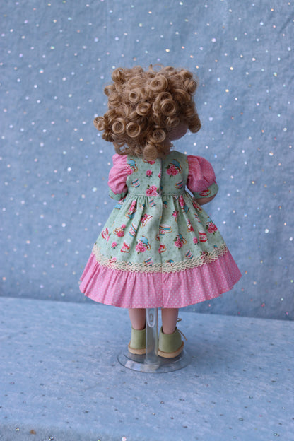 Portrait # 7 - OOAK - 11" Porcelain Doll -from Dianna Effner mold- MAFD