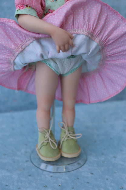 Portrait # 7 - OOAK - 11" Porcelain Doll -from Dianna Effner mold- MAFD