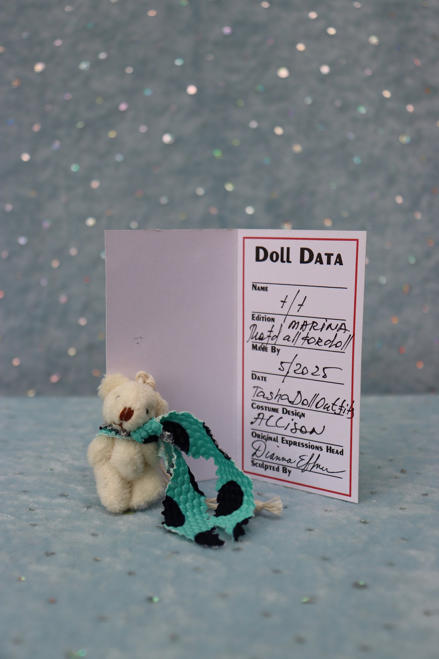 Allison - OOAK - 11" Porcelain Doll - from Dianna Effner mold - MAFD