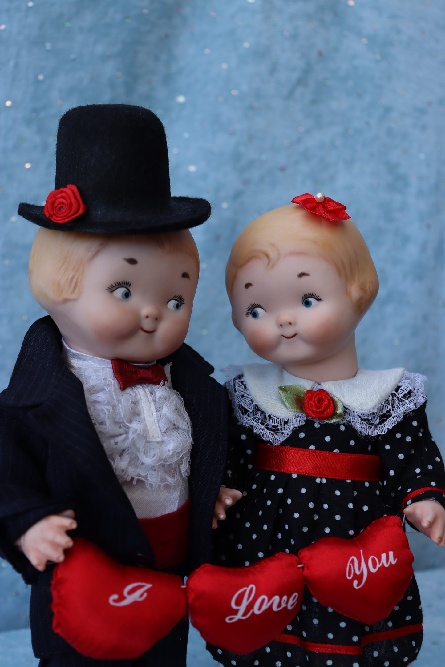 Campbell Kid - Vernon Seeley mold - Boy&Girl - Antique Repro - 9" Porcelain Doll
