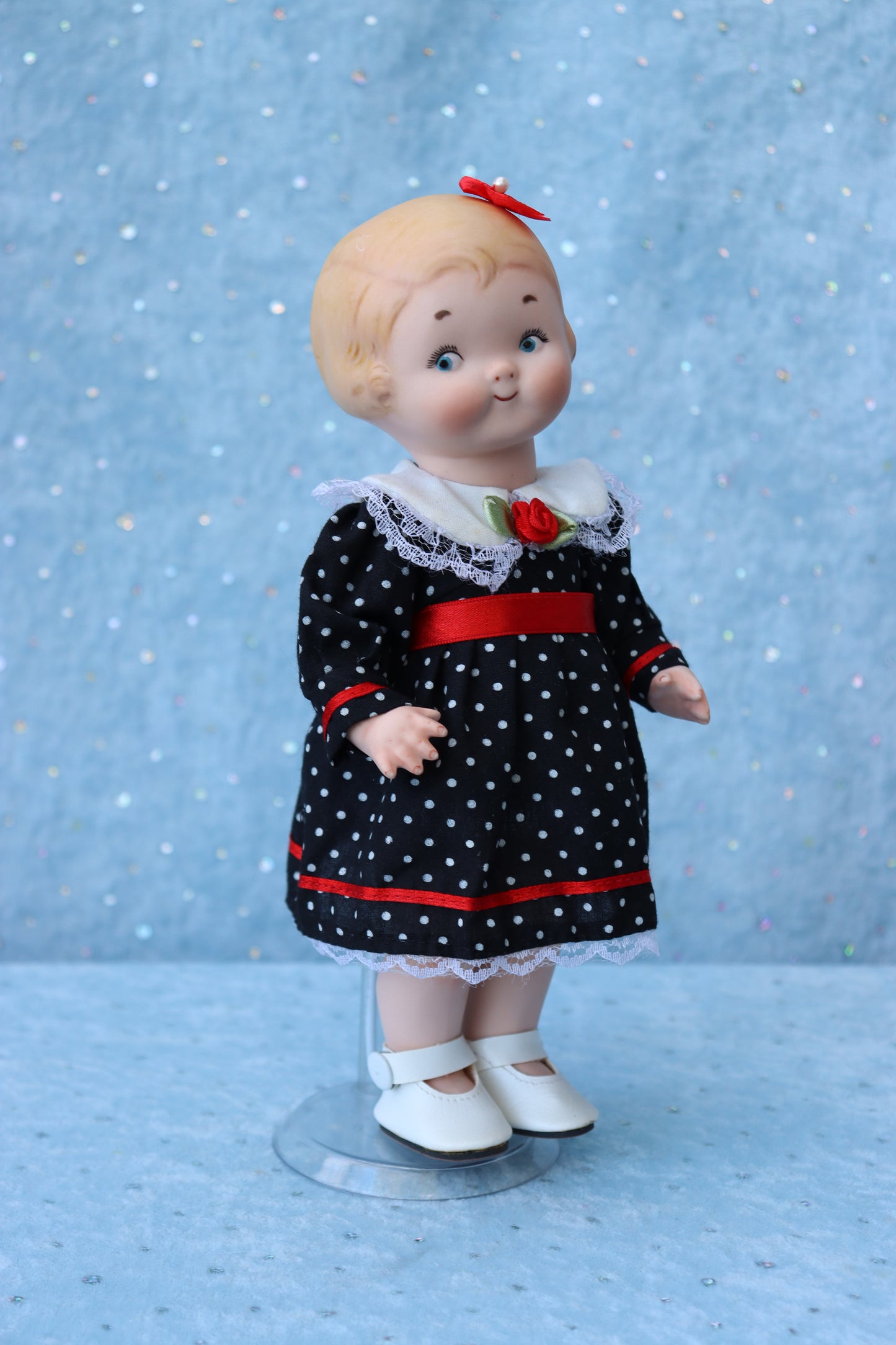 Campbell Kid - Vernon Seeley mold - Boy&Girl - Antique Repro - 9" Porcelain Doll