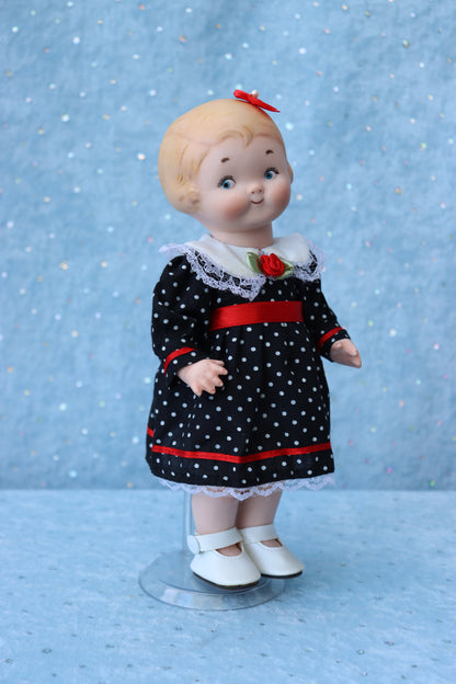 Campbell Kid - Vernon Seeley mold - Boy&Girl - Antique Repro - 9" Porcelain Doll