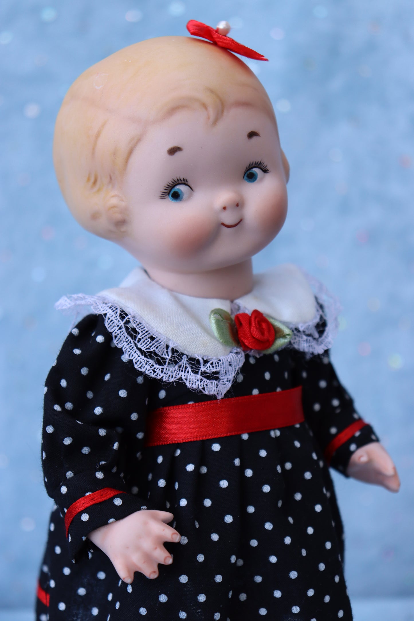 Campbell Kid - Vernon Seeley mold - Boy&Girl - Antique Repro - 9" Porcelain Doll