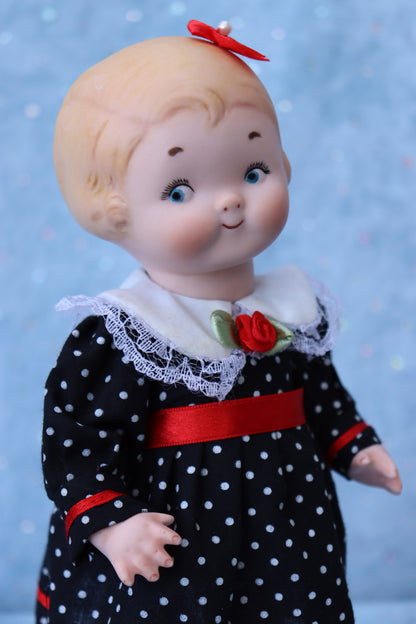 Campbell Kid - Vernon Seeley mold - Boy&Girl - Antique Repro - 9" Porcelain Doll