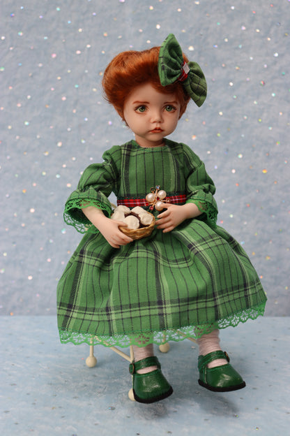 Molly - OOAK - 11" Porcelain Doll - from Dianna Effner mold Expressions - MAFD