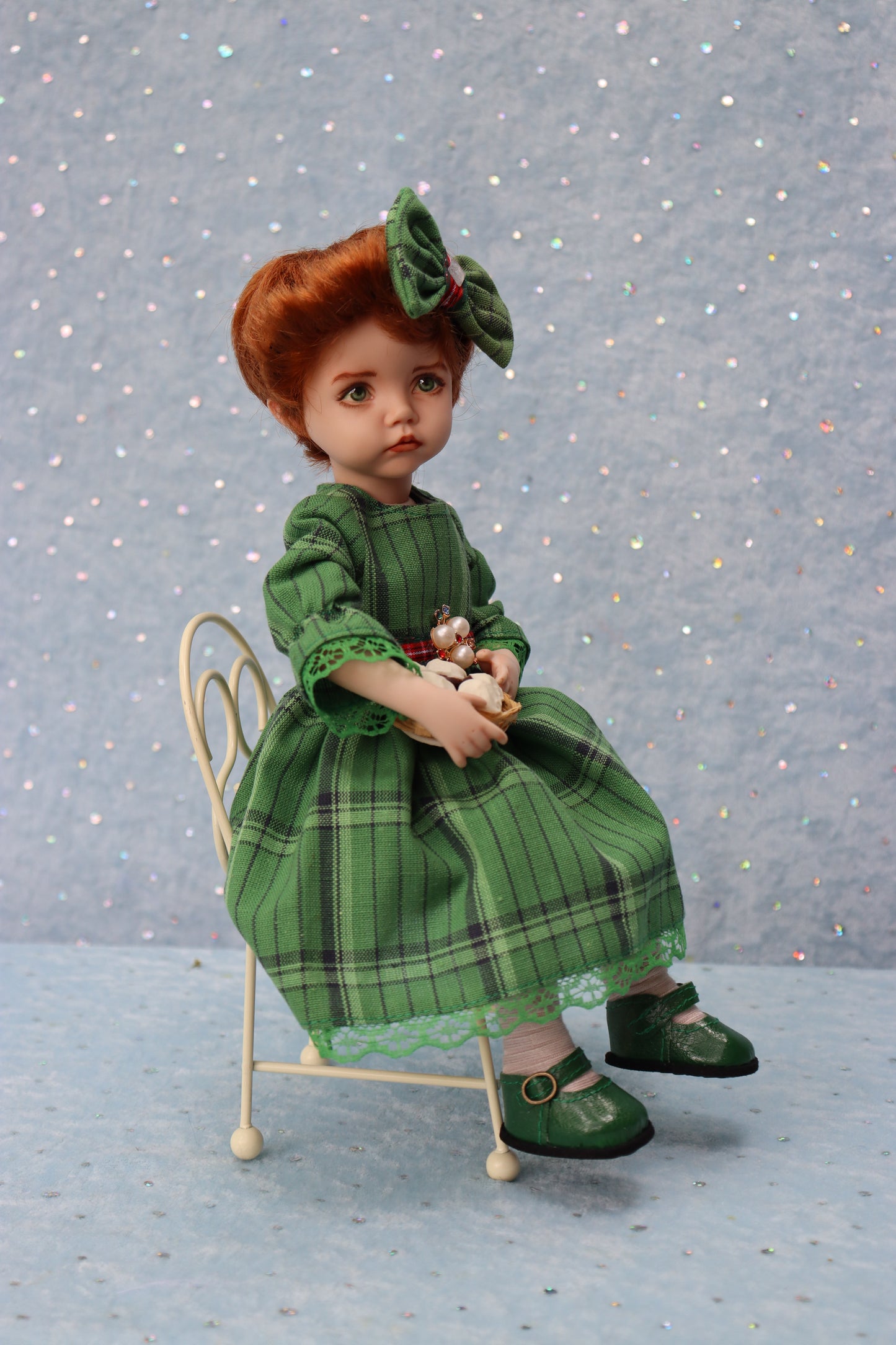 Molly - OOAK - 11" Porcelain Doll - from Dianna Effner mold Expressions - MAFD