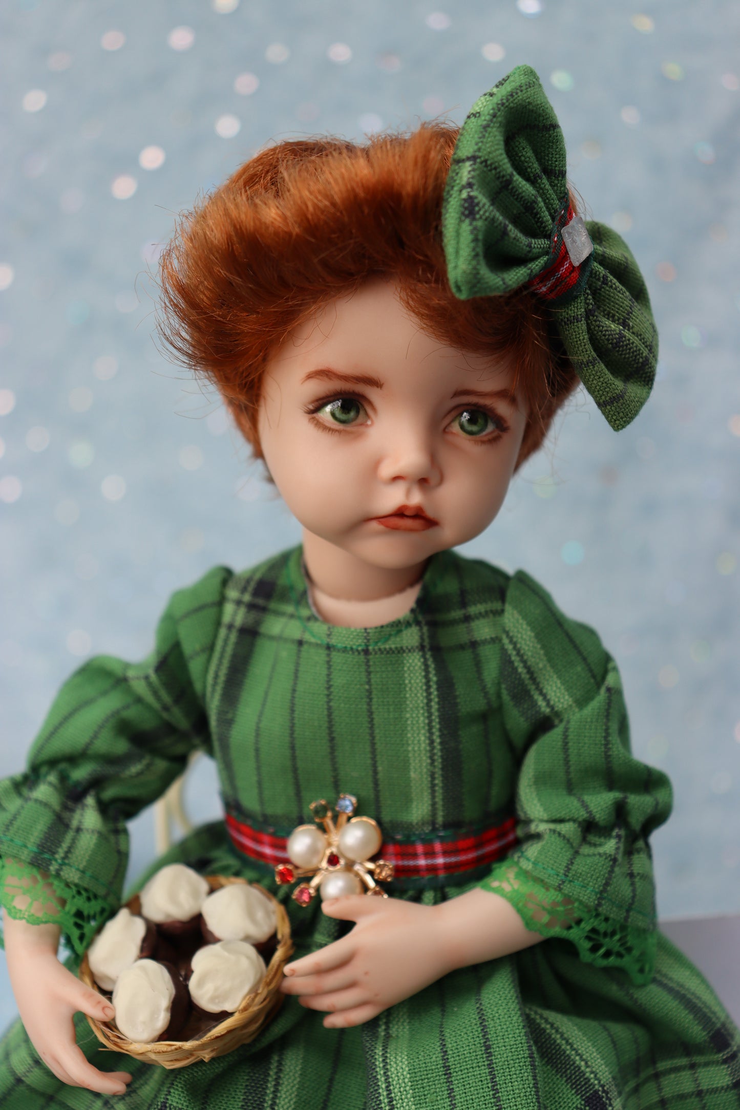 Molly - OOAK - 11" Porcelain Doll - from Dianna Effner mold Expressions - MAFD