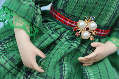 Molly - OOAK - 11" Porcelain Doll - from Dianna Effner mold Expressions - MAFD