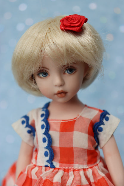 Piper - OOAK - 8" Porcelain Doll - from Dianna Effner mold Expressions - MAFD