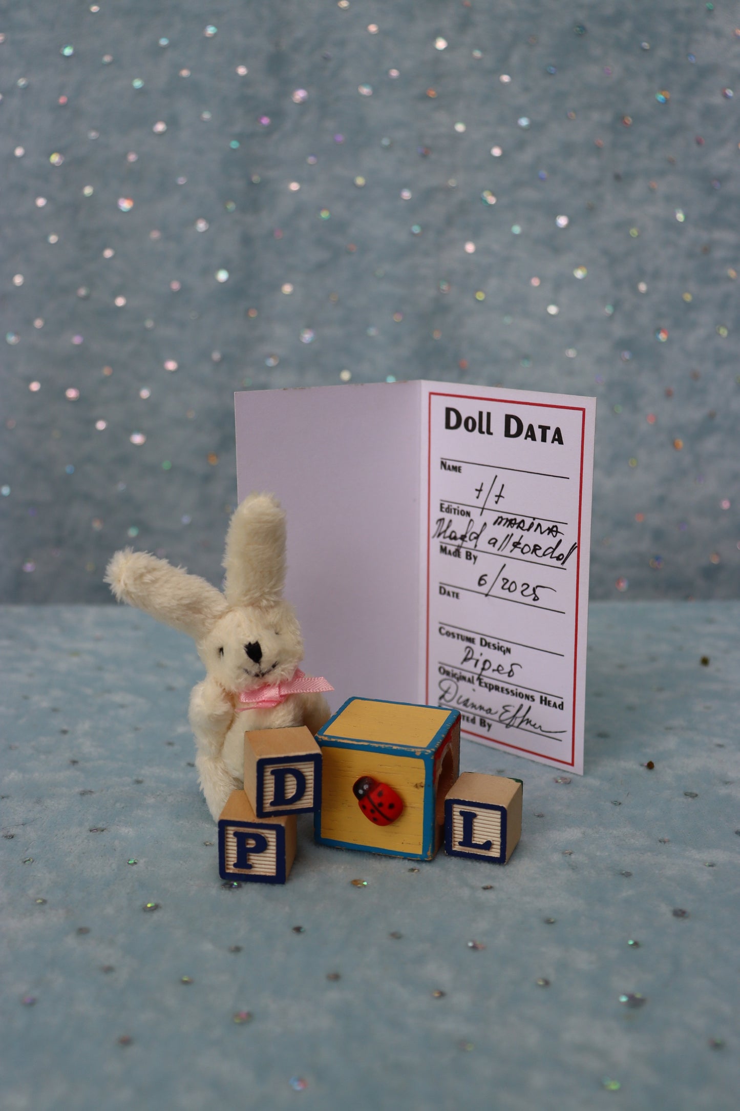 Piper - OOAK - 8" Porcelain Doll - from Dianna Effner mold Expressions - MAFD