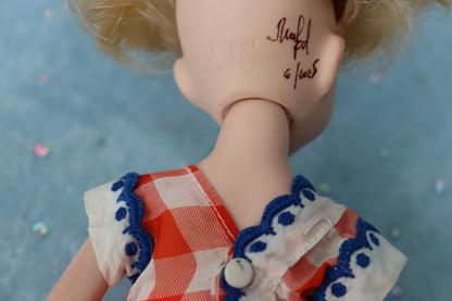 Piper - OOAK - 8" Porcelain Doll - from Dianna Effner mold Expressions - MAFD