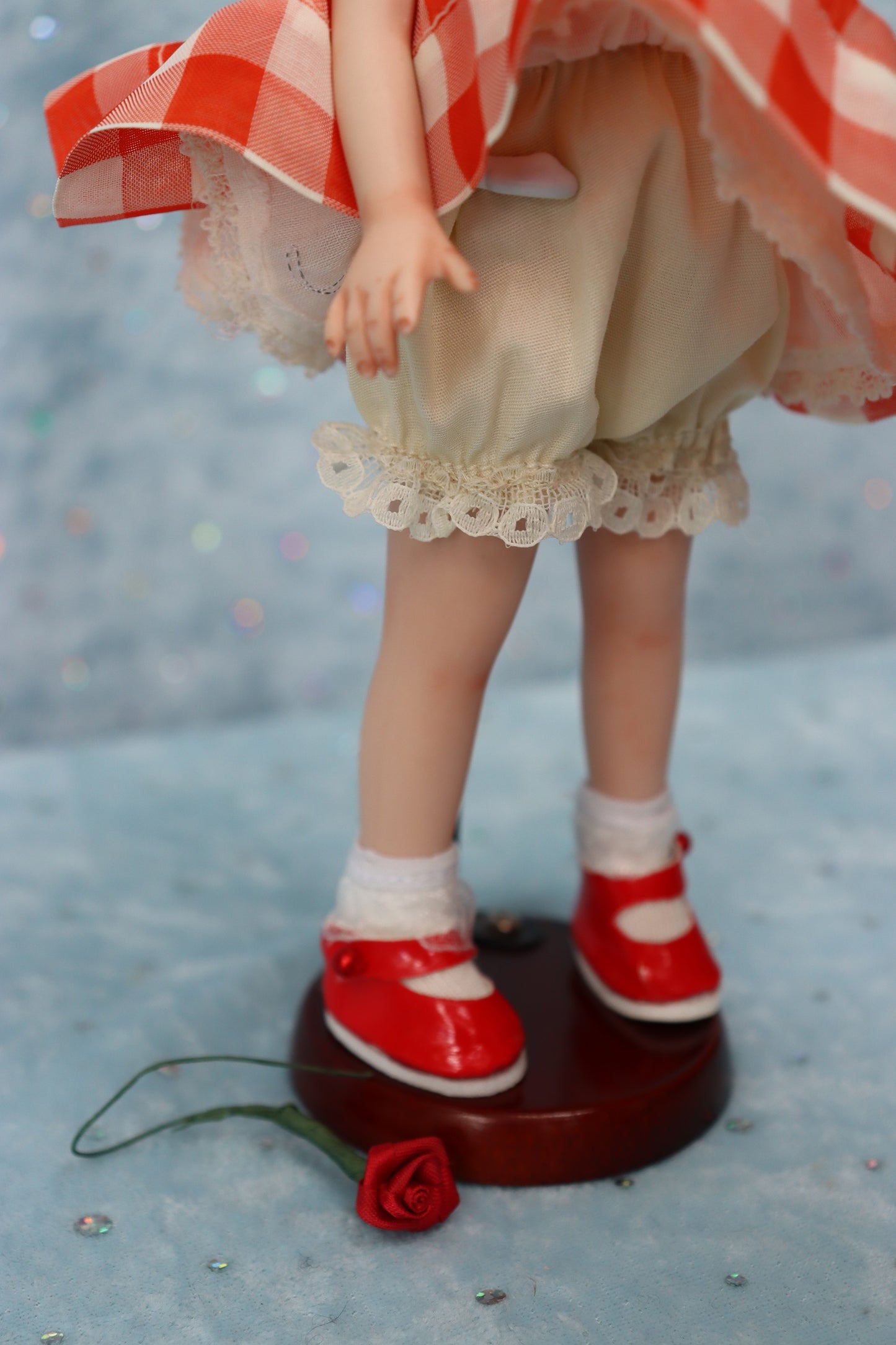 Piper - OOAK - 8" Porcelain Doll - from Dianna Effner mold Expressions - MAFD