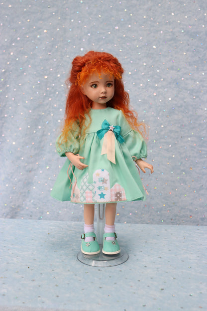 Little Darling #1 - OOAK - 11" Porcelain Doll - from Dianna Effner mold - MAFD