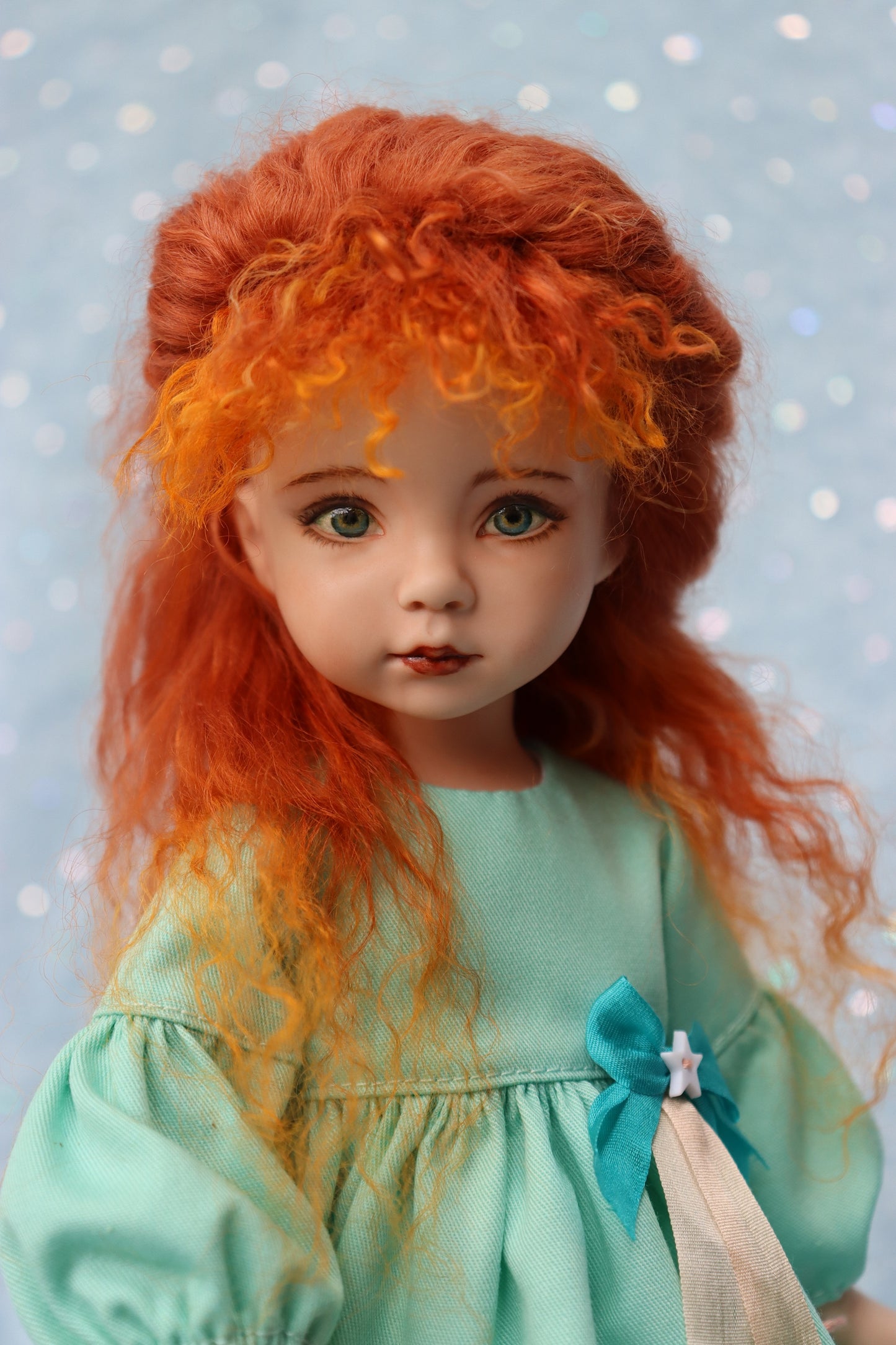 Little Darling #1 - OOAK - 11" Porcelain Doll - from Dianna Effner mold - MAFD