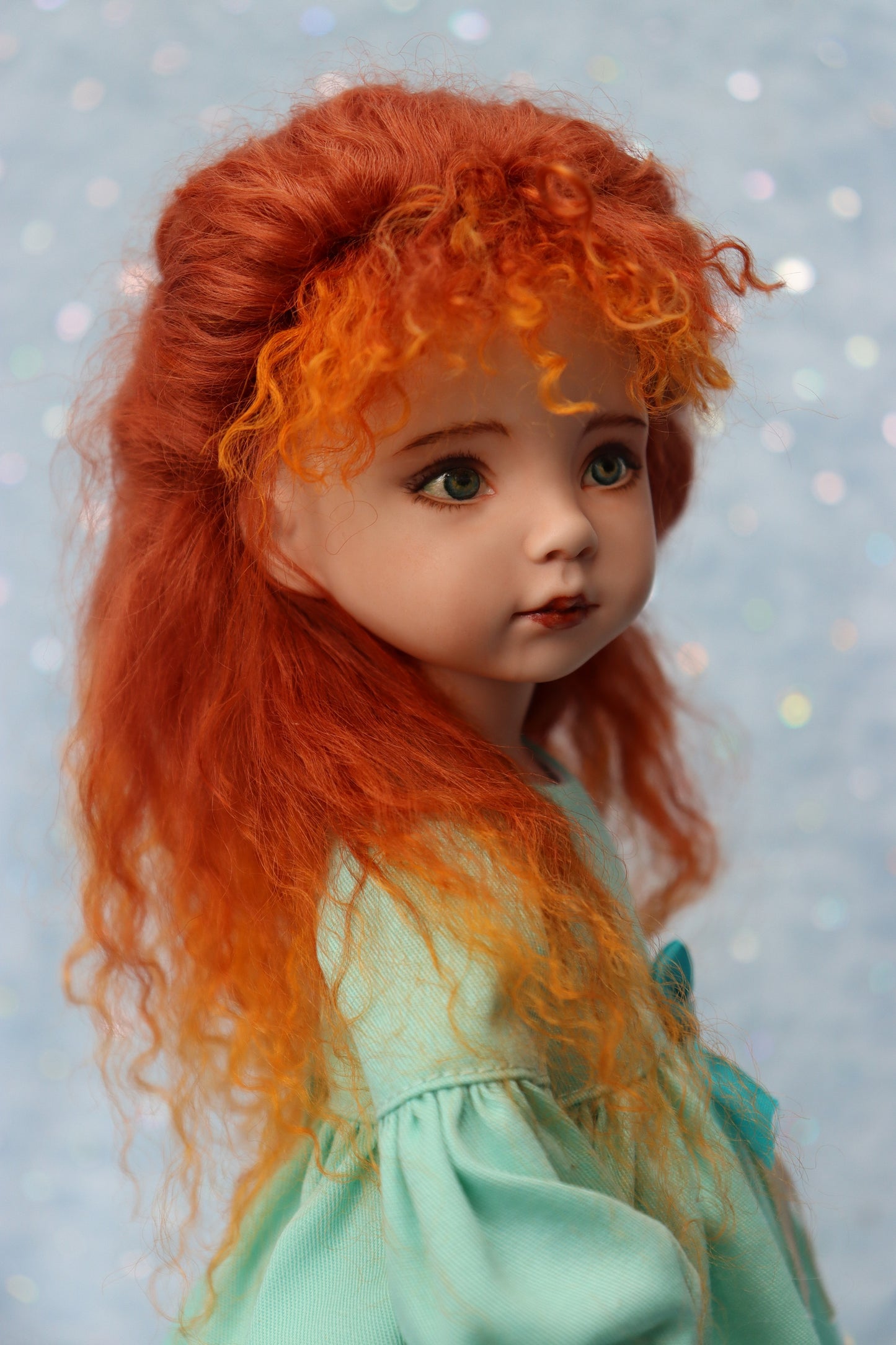 Little Darling #1 - OOAK - 11" Porcelain Doll - from Dianna Effner mold - MAFD