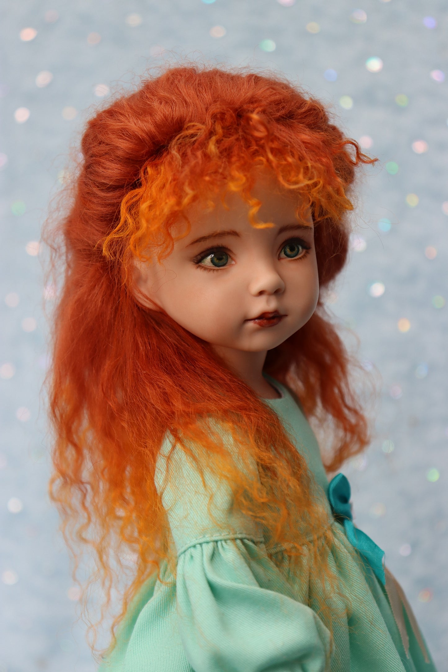 Little Darling #1 - OOAK - 11" Porcelain Doll - from Dianna Effner mold - MAFD