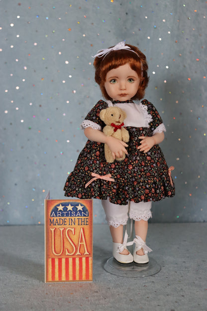 Kayla - OOAK - 11" Porcelain Doll - from Dianna Effner Expressions mold - MAFD