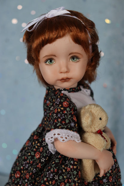 Kayla - OOAK - 11" Porcelain Doll - from Dianna Effner Expressions mold - MAFD