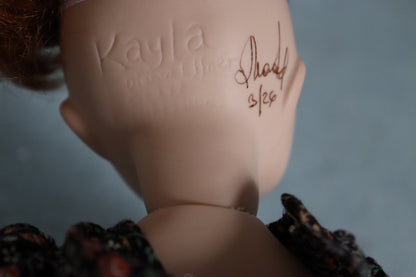 Kayla - OOAK - 11" Porcelain Doll - from Dianna Effner Expressions mold - MAFD