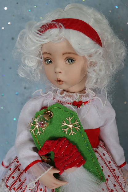 GiGi - OOAK - 14" Porcelain Doll - from Dianna Effner mold Expressions - MAFD