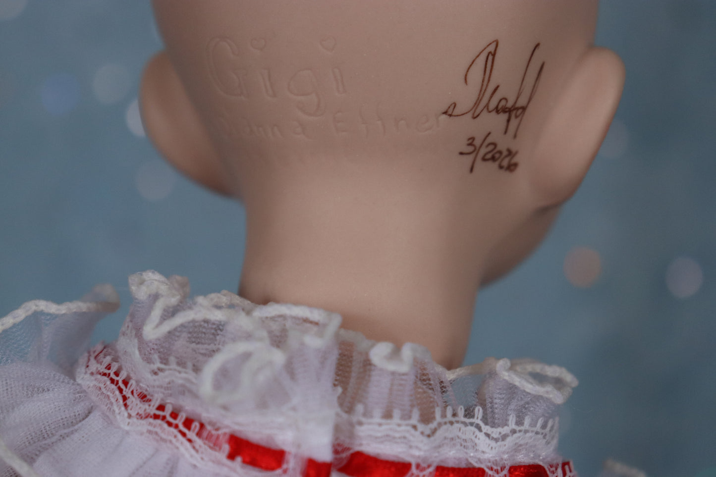 GiGi - OOAK - 14" Porcelain Doll - from Dianna Effner mold Expressions - MAFD