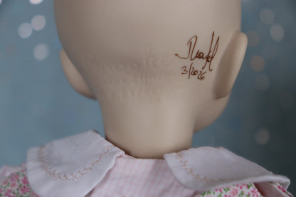 Brooke - OOAK - 16" Porcelain Doll - from Dianna Effner Expressions mold - MAFD