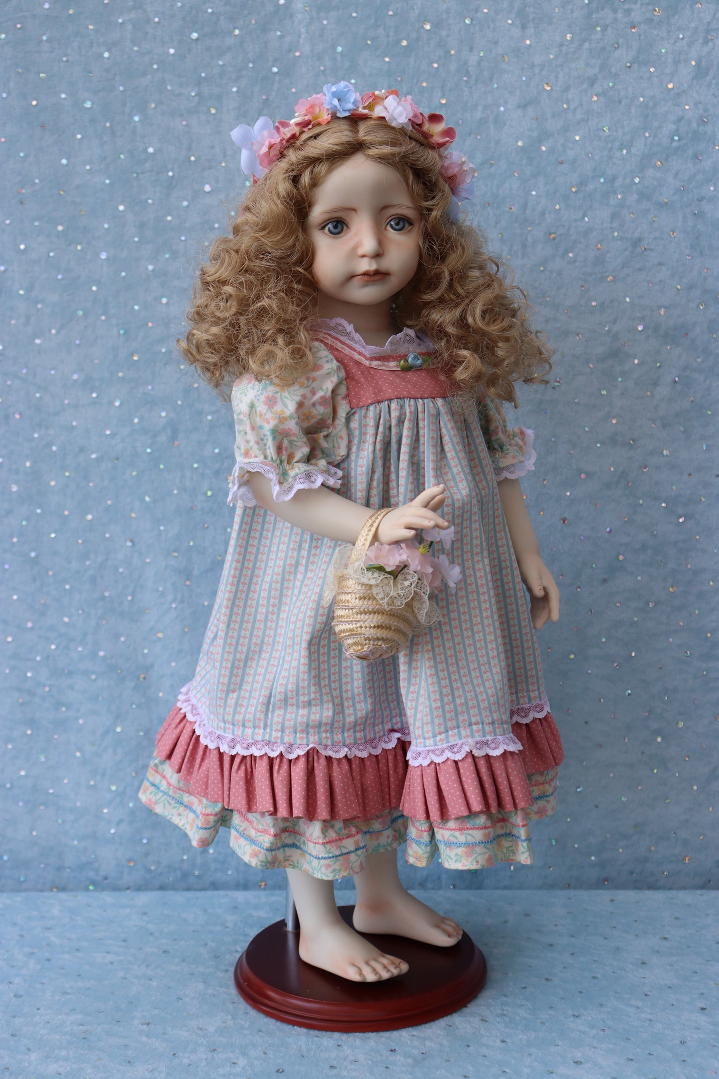 RARE Laura- OOAK - 20" Porcelain Doll - from Dianna Effner mold - MAFD