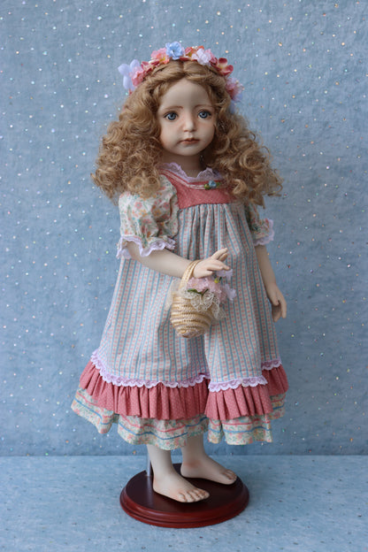 RARE Laura- OOAK - 20" Porcelain Doll - from Dianna Effner mold - MAFD