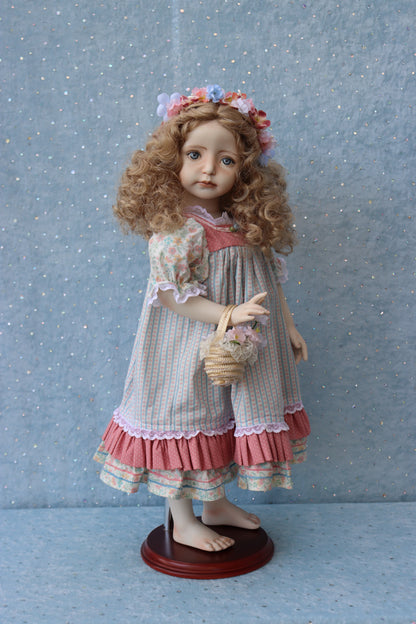 RARE Laura- OOAK - 20" Porcelain Doll - from Dianna Effner mold - MAFD