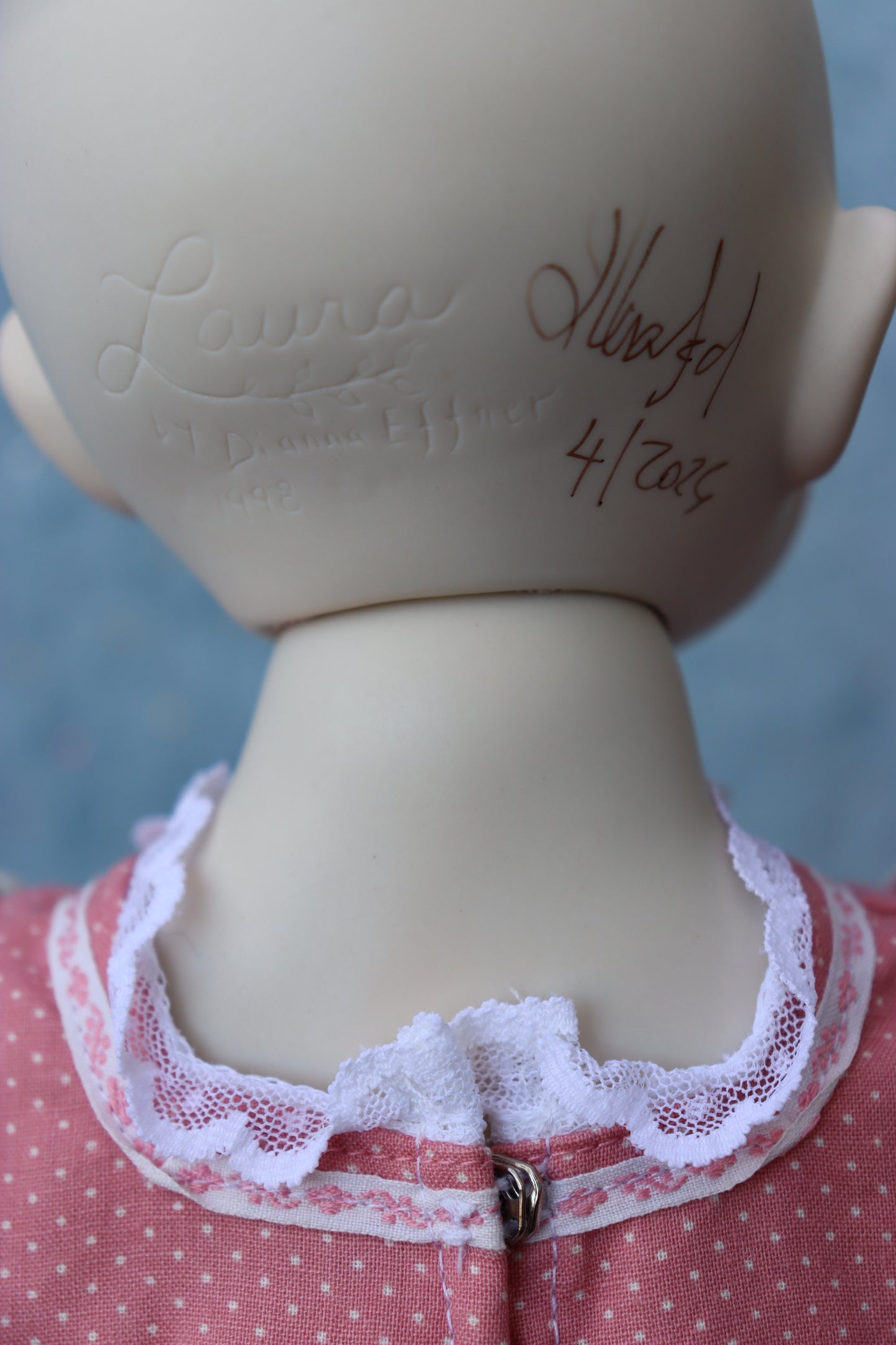 RARE Laura- OOAK - 20" Porcelain Doll - from Dianna Effner mold - MAFD