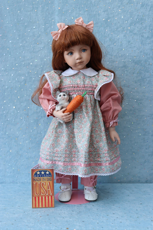 April - OOAK - 18" Porcelain Doll - from Dianna Effner mold Expressions - MAFD