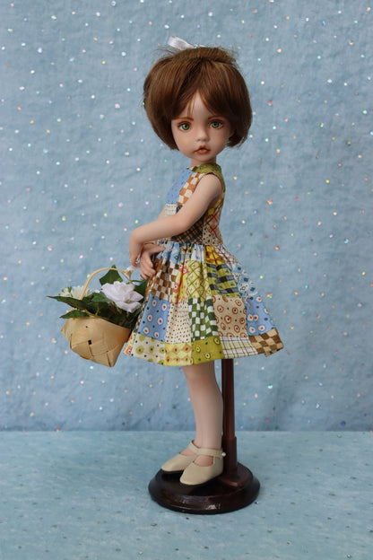 Nicole - OOAK - 12" Porcelain Doll - from Dianna Effner mold Expressions - MAFD
