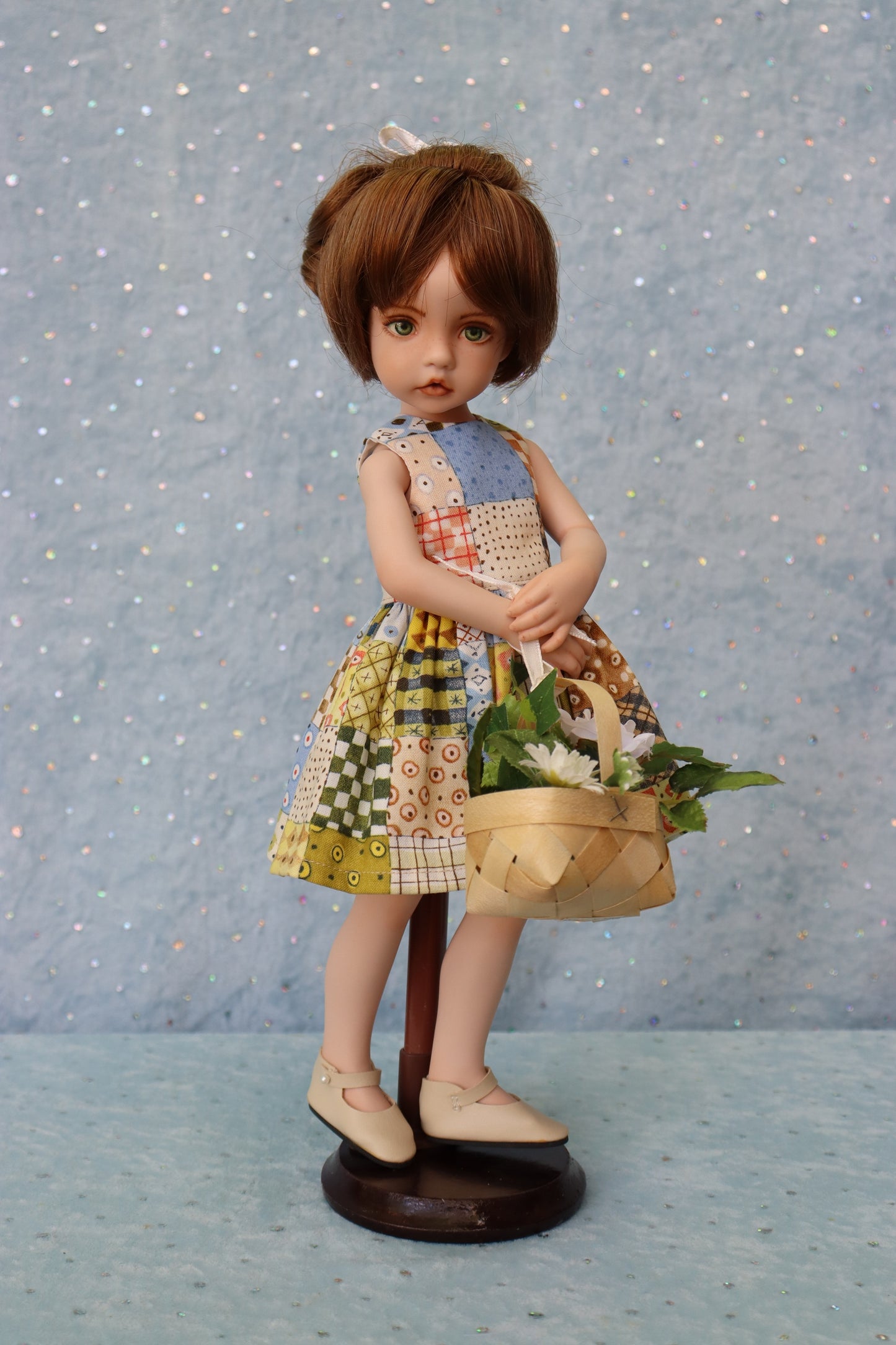 Nicole - OOAK - 12" Porcelain Doll - from Dianna Effner mold Expressions - MAFD