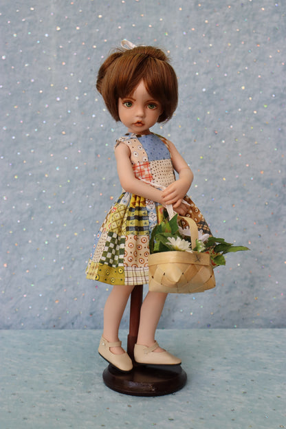 Nicole - OOAK - 12" Porcelain Doll - from Dianna Effner mold Expressions - MAFD