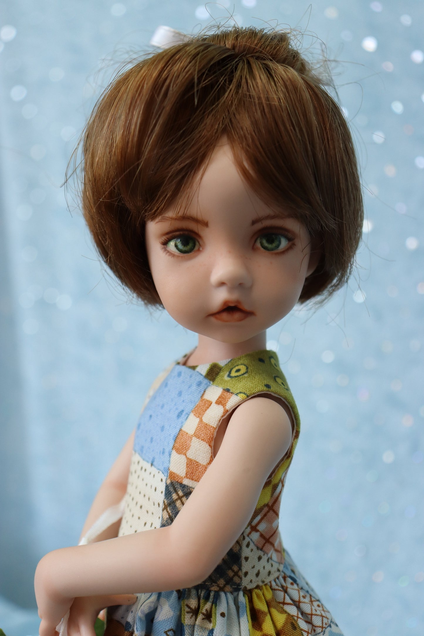 Nicole - OOAK - 12" Porcelain Doll - from Dianna Effner mold Expressions - MAFD