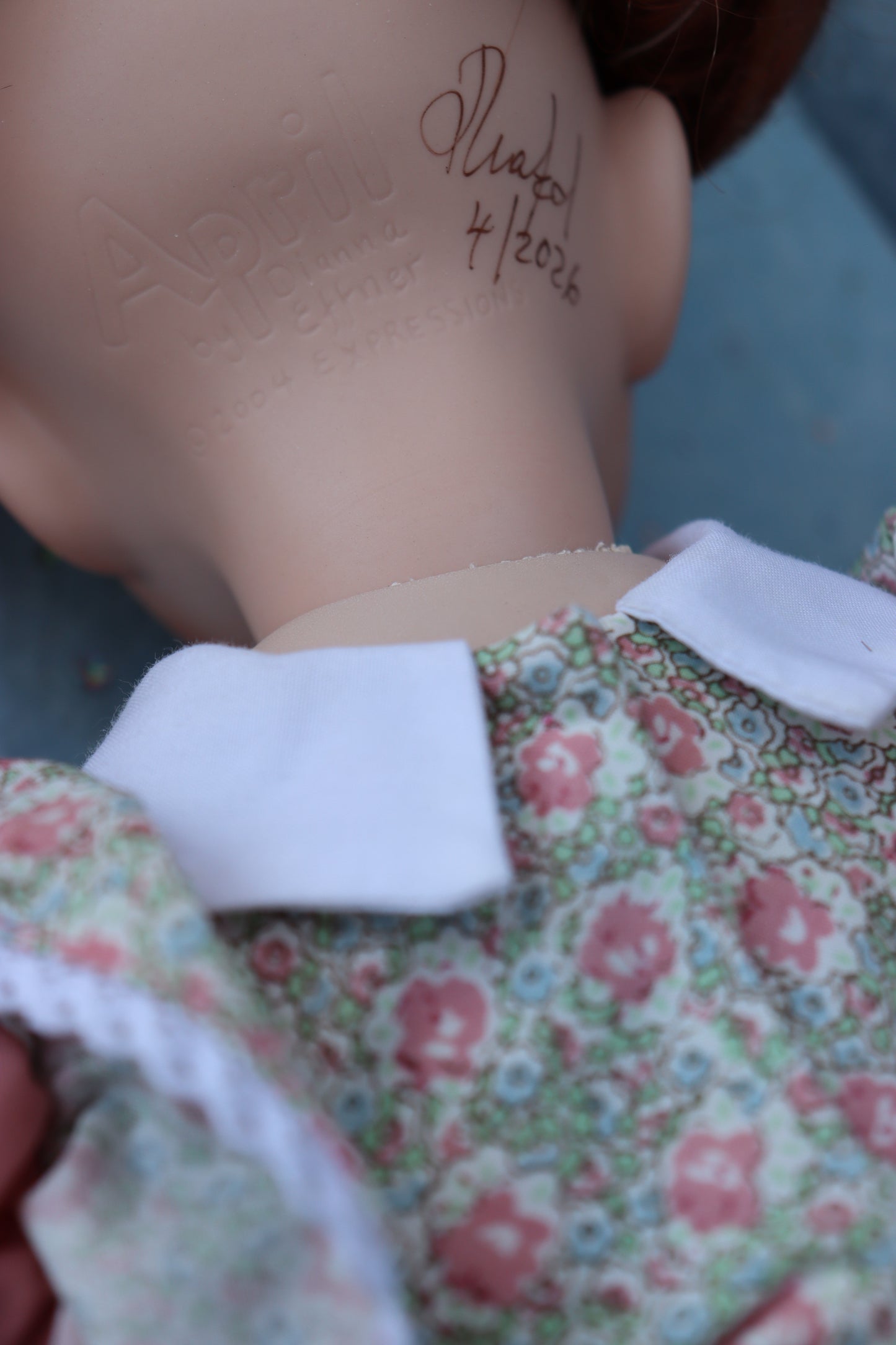 April - OOAK - 18" Porcelain Doll - from Dianna Effner mold Expressions - MAFD