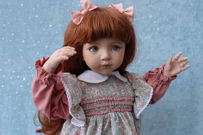 April - OOAK - 18" Porcelain Doll - from Dianna Effner mold Expressions - MAFD