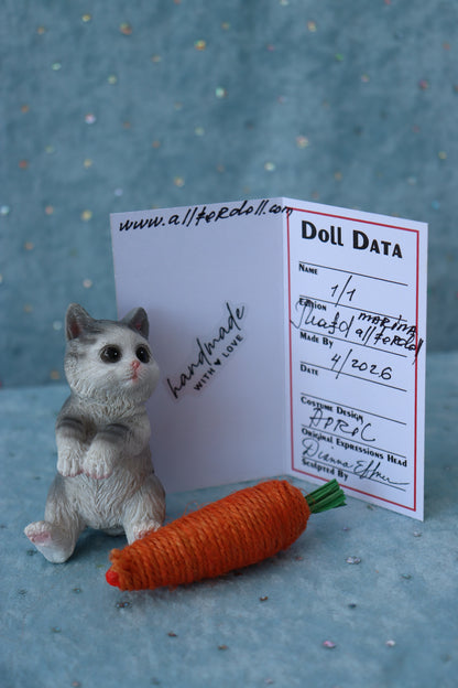 April - OOAK - 18" Porcelain Doll - from Dianna Effner mold Expressions - MAFD