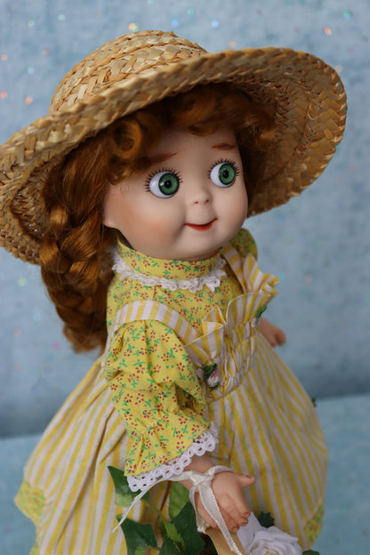 Little Googly - Antique Repro - 12" Porcelain Doll - Seeley S-8 mold - MAFD