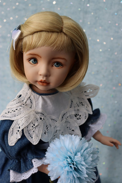 Brooke - OOAK - 15" - Porcelain Doll - from Dianna Effner mold Expressions- MAFD