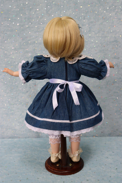 Brooke - OOAK - 15" - Porcelain Doll - from Dianna Effner mold Expressions- MAFD