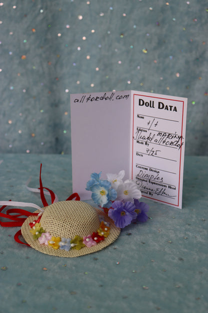 Dimples- OOAK - 8.5" Porcelain Doll - from Dianna Effner mold Expressions - MAFD