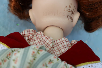 Dimples- OOAK - 8.5" Porcelain Doll - from Dianna Effner mold Expressions - MAFD