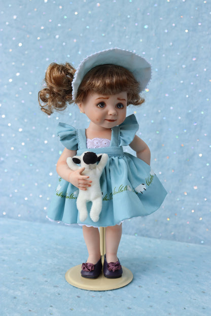 Angel Eyes - OOAK - 8.5" Porcelain Doll - from Dianna Effner mold - MAFD