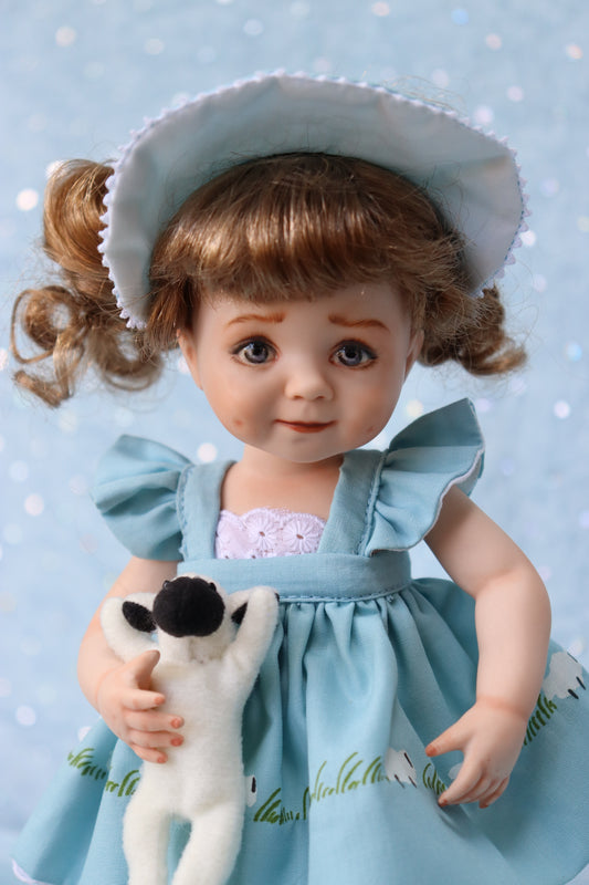 Angel Eyes - OOAK - 8.5" Porcelain Doll - from Dianna Effner mold - MAFD