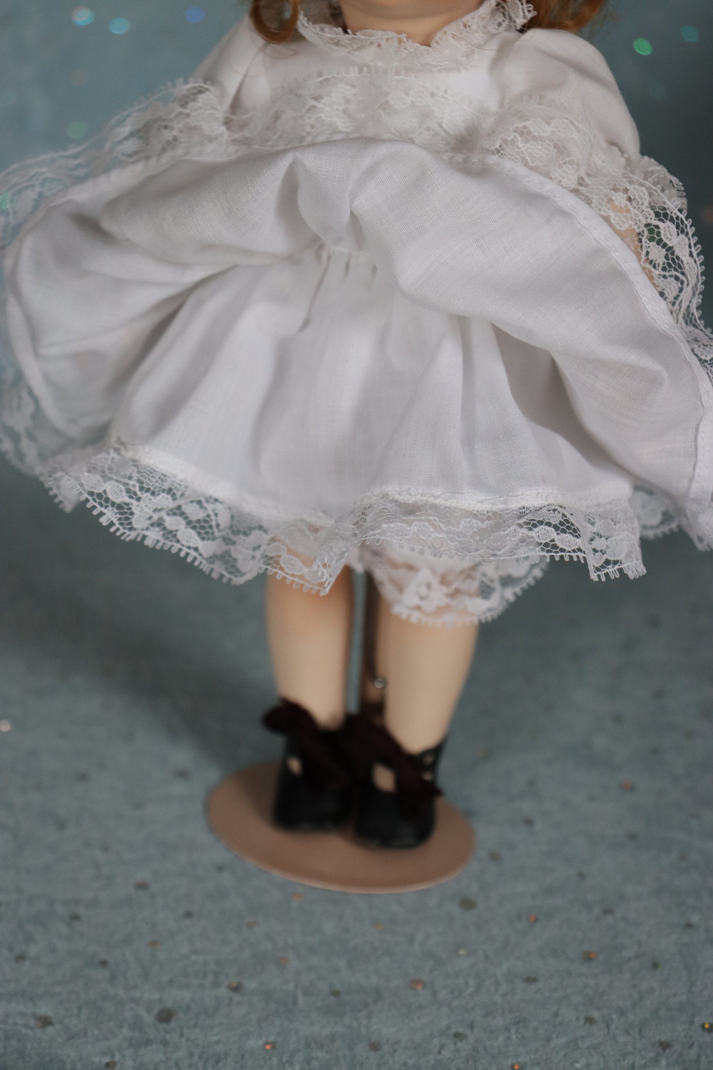 German Googly - Bell mold 2256 - Antique Repro -11" Porcelain Doll - AllforDoll