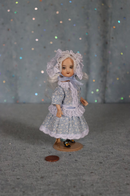 Francois Gaultier - 5" Mignonette Doll - Antique Repro - Dollhouse - MAFD