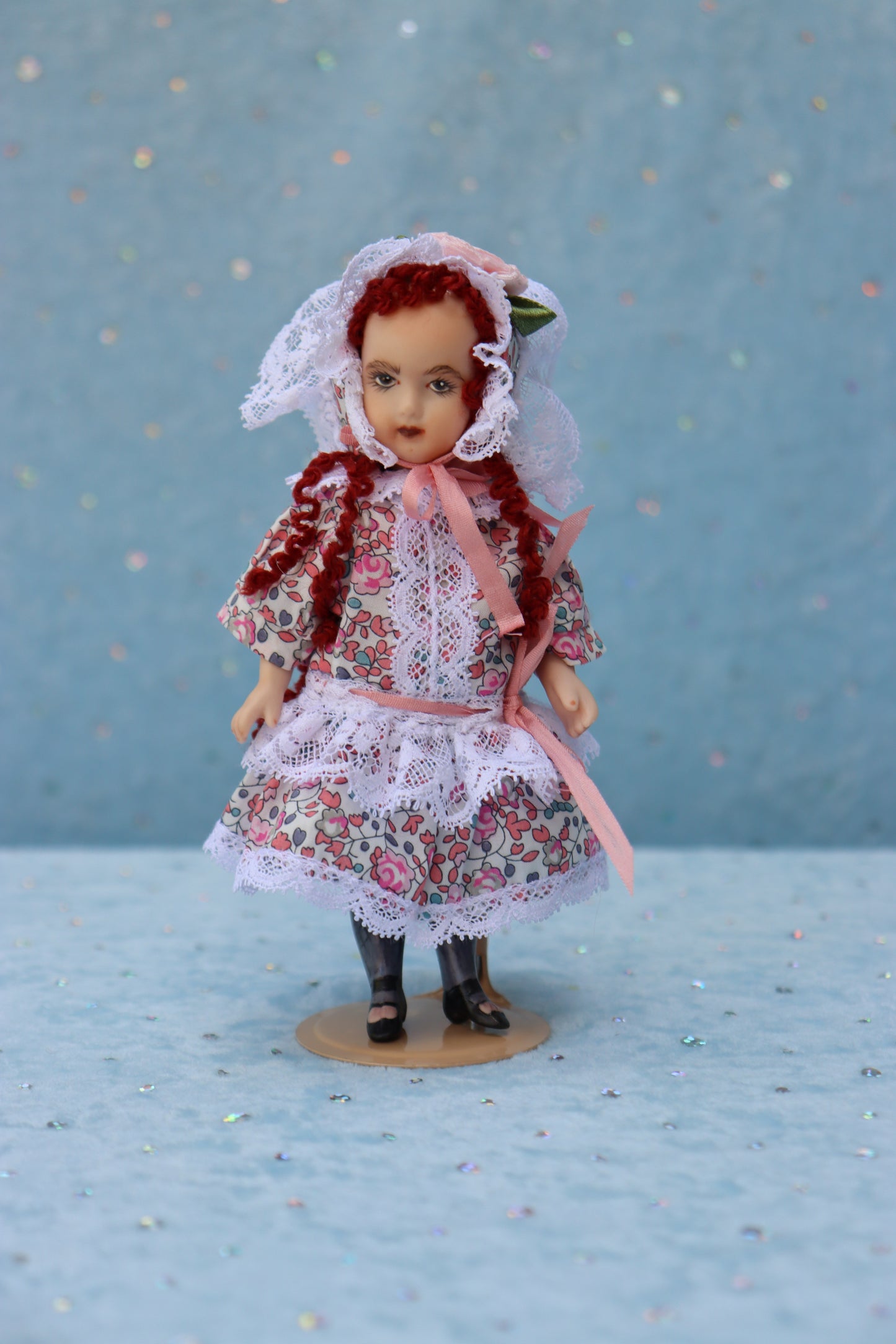 LF Jumeau - Doreen Sinnett -5" Repro Antique Mignonette Doll- Dollhouse - MAFD